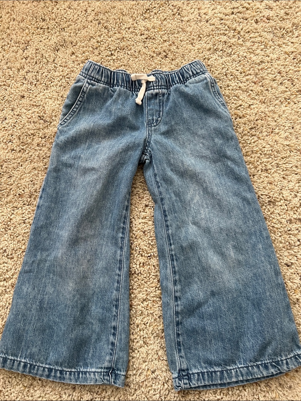 Cat & Jack Light Blue Wide-Leg Kids Jeans